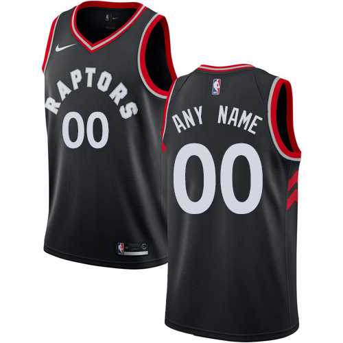 Women%27s Customized Toronto Raptors Black Nike NBA Statement Edition Jersey